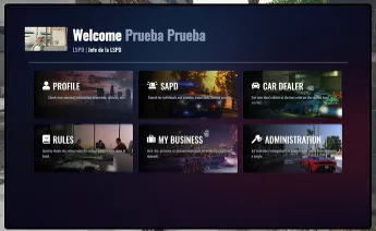 FiveM job selection menu showcasing various career options for roleplay servers