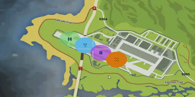 FiveM ESX Advanced Map Blips Script with Colored Zones