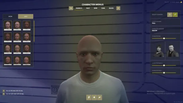 GTA V RP ESX Advanced Clothing Script with character customization and outfit selection.