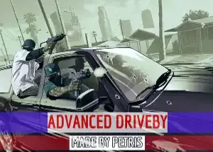 GTA V RP ESX Advanced Driveby Script for realistic vehicle combat and shooting mechanics.