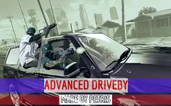 GTA V RP ESX Advanced Driveby Script for realistic vehicle combat and shooting mechanics.