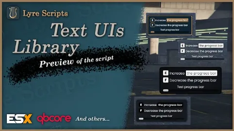 ESX Advanced Text UI Script – Customizable UI Elements for FiveM