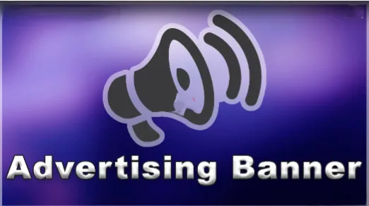 ESX in-game advertising banner broadcast system with loudspeaker icon