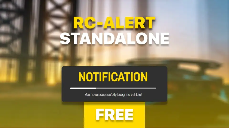 ESX in-game alert notification system for RP server events and messages