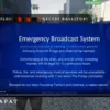 FiveM ESX emergency announcement broadcast UI during RP event