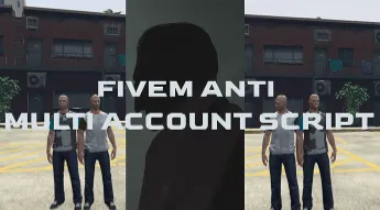 ESX Anti Multi Account Script blocking multiple player identities in GTA FiveM RP.