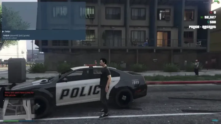 FiveM ESX anti-theft vehicle script preventing unauthorized car entry