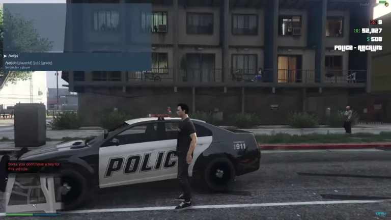 FiveM ESX anti-theft vehicle script preventing unauthorized car entry