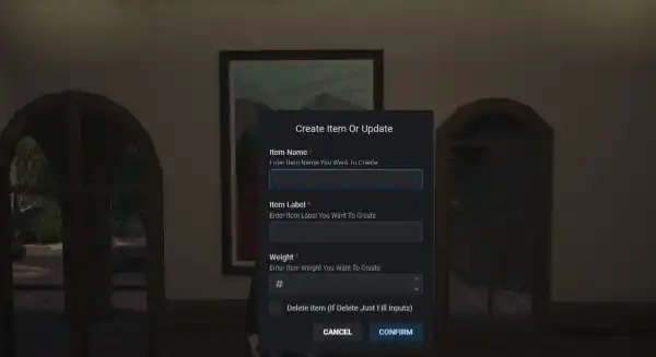 ESX Basic Item Create Script – Manage and create items in FiveM roleplay servers