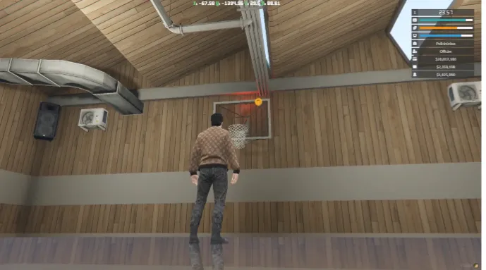 FiveM Indoor Basketball Court Script - ESX Sports Gameplay