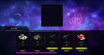 FiveM ESX battlepass system with XP progression, reward tiers, and custom prize unlocks