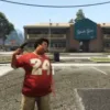 Player using ESX Better Death Script for realistic death roleplay in GTA RP.