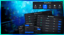 ESX Billing System UI – FiveM invoice and billing management interface