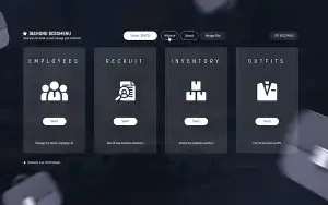 ESX Boss Menu Script - Employee, Recruitment, Inventory, and Outfit Management UI for FiveM