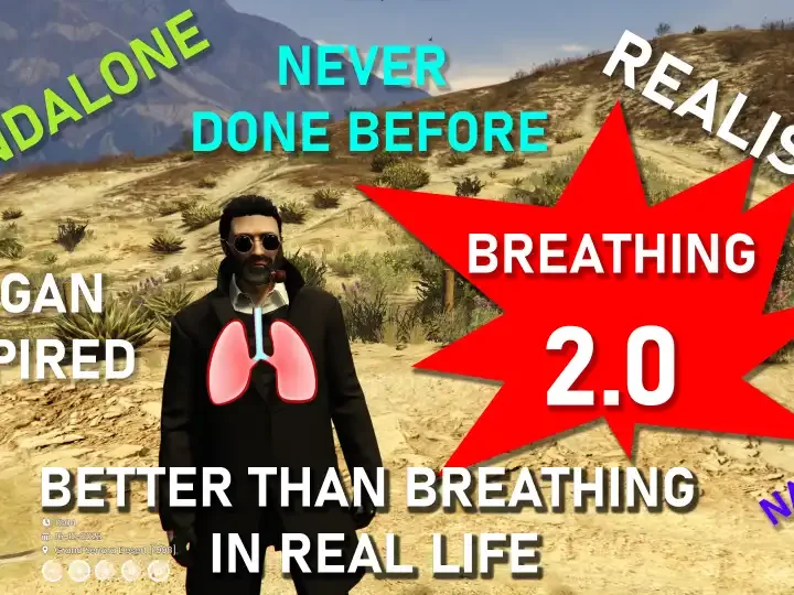 GTA V RP ESX Breathing 2.0 Script with realistic breathing mechanics and immersive audio.