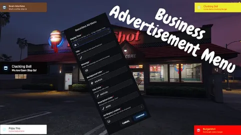 ESX Business Advertisement Menu Script – Manage In-Game Business Ads for FiveM