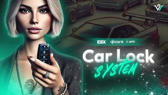 ESX Car Lock System Script with Remote Key and Animation in FiveM