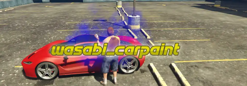 ESX Car Paint Script for FiveM – Night city background for vehicle customization roleplay