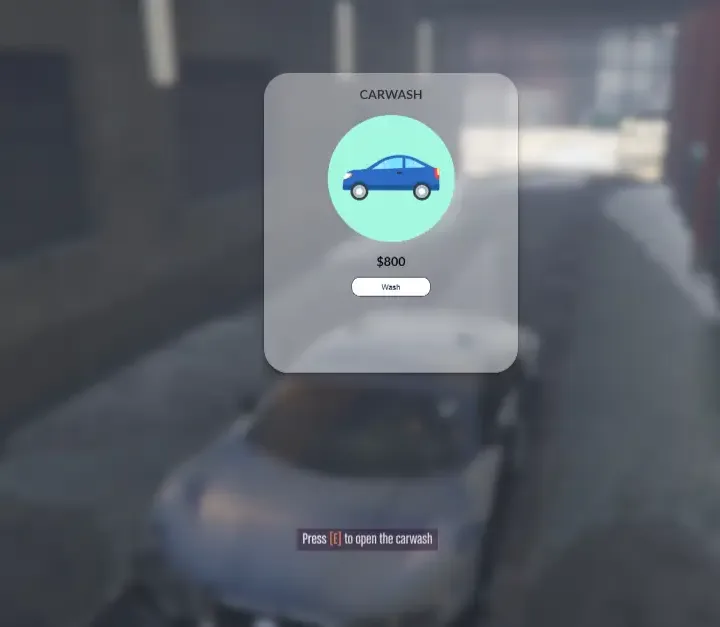 ESX Car Wash – Vehicle cleaning feature for FiveM