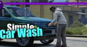 GTA V RP ESX Car Washing Script with interactive vehicle cleaning mechanics.
