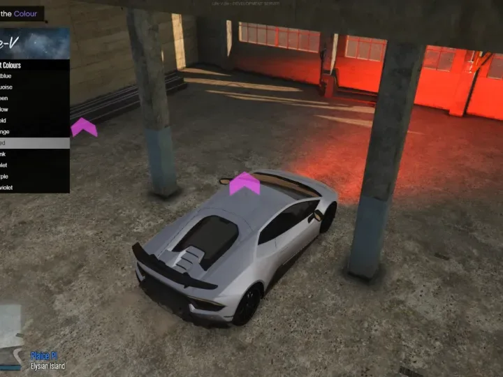 ESX Car Headlights Script with Customizable Colors for FiveM Vehicles