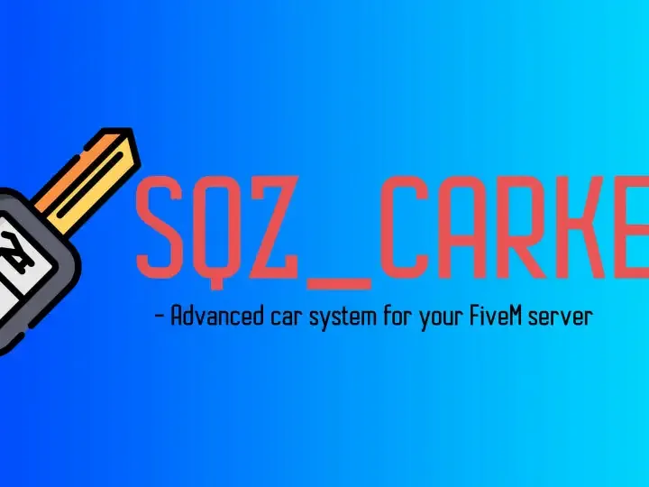 In‑game screenshot of ESX Car Keys Script showing a key fob and UI options for locking and unlocking a vehicle in FiveM.