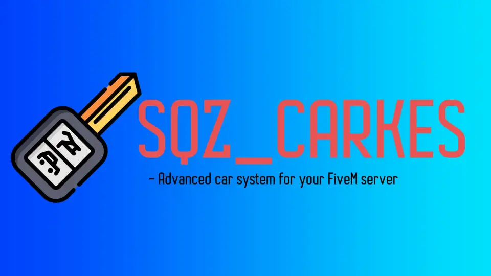 In‑game screenshot of ESX Car Keys Script showing a key fob and UI options for locking and unlocking a vehicle in FiveM.