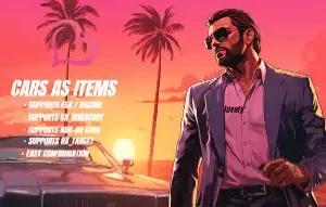 ESX Cars as Items Script - Inventory-based vehicle management for FiveM roleplay servers
