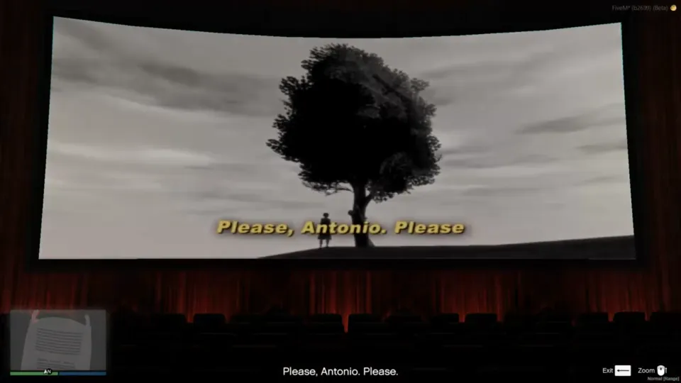 FiveM ESX cinema script with real-time movie playback and subtitles