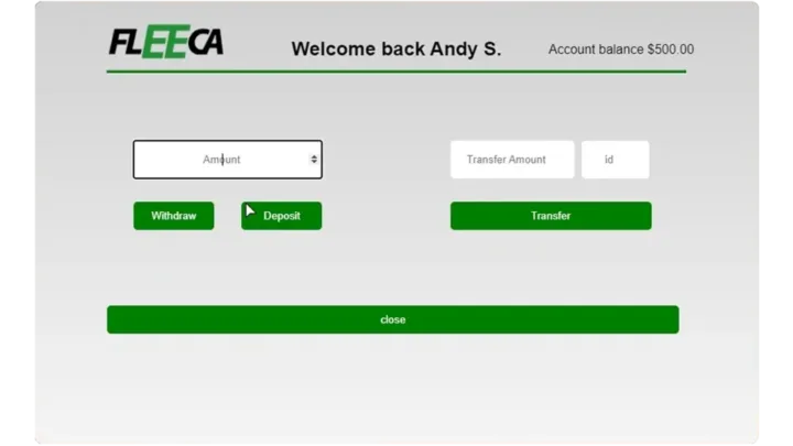 FiveM ESX Currency System Banking Interface