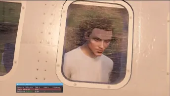 GTA V RP character in airplane cutscene using ESX Cutscene Script