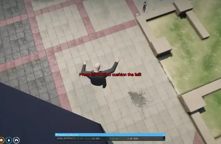 FiveM ESX Soft Fall Script – Realistic fall cushioning and damage reduction for GTA 5 RP