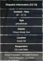 FiveM ESX Dispatch Script with real-time alerts, incidents, and emergency responder tracking