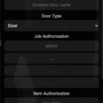 ESX Door Lock System with Job and Item Authorization in FiveM