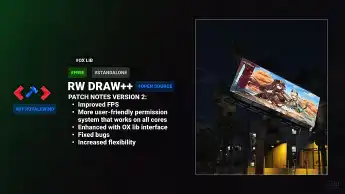 FiveM ESX Draw Script for interactive in-game drawing and roleplay customization