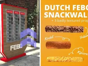 FiveM ESX Dutch FEBO snackwall with interactive food props
