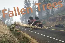 ESX Fallen Trees Script – Road Obstacles for FiveM Roleplay Servers