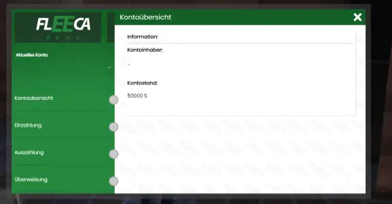 ESX Fleeca Bank – Banking system for account management in FiveM