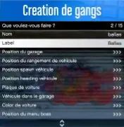 ESX Gang Builder Script Gang Creation Menu in FiveM