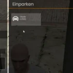 Vespucci garage parking system interface in FiveM with vehicle interaction options