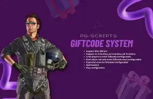 ESX Giftcode System - Redeemable rewards and promotions for FiveM roleplay servers