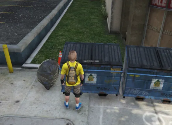 ESX HideIn Trash Script for FiveM – hide in trash bins for stealthy roleplay actions