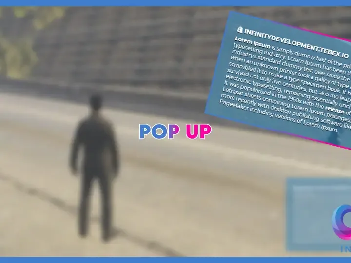 FiveM ESX pop-up notification UI from Infinity Development