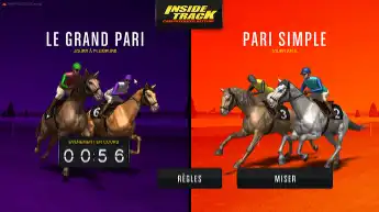 Experience ESX Inside Track, the best horse betting simulation with realistic races, dynamic odds, and big payouts!