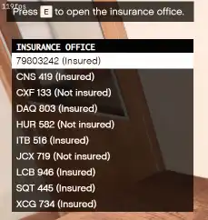 ESX Vehicle Insurance Script - Car Insurance System for FiveM RP