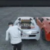 GTA V RP ESX Interaction Menu Script with player and vehicle management options.