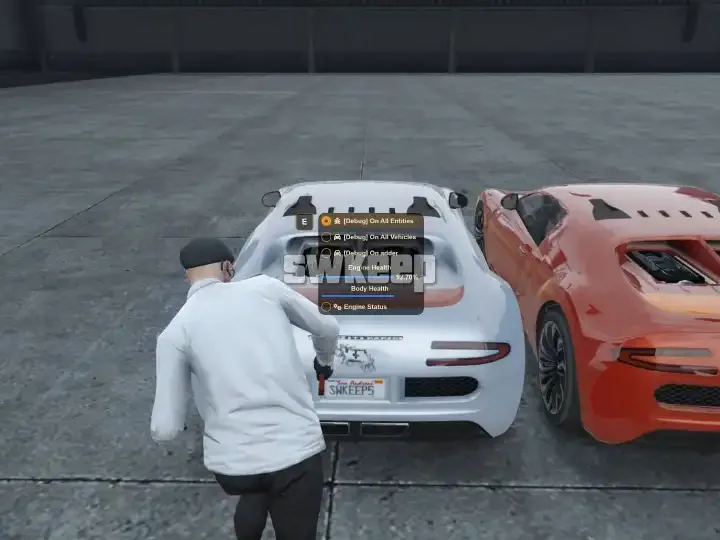 GTA V RP ESX Interaction Menu Script with player and vehicle management options.