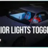FiveM vehicle with active ESX interior lighting for immersive nighttime realism.