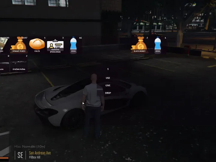 ESX Inventory HUD Script Interface for Item and Money Management in FiveM