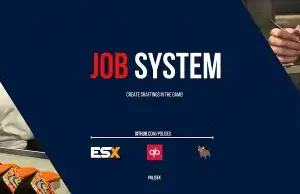 GTA V RP ESX Job System Script with dynamic career progression and employment management.